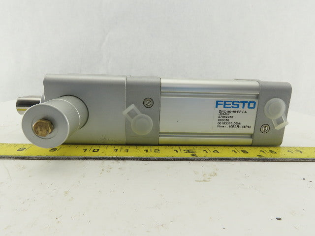 Festo DNC-50-40-PPV-A-K3-KP Pneumatic Air Cylinder 50mm Bore 40mm Stroke W/Clamp
