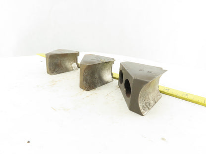 Ajax SER852H Chuck Jaw OD Radius 1/16" x 90 Serrated 1.968" Radius Set Of 3