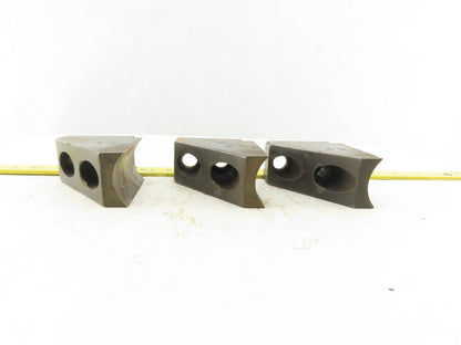 Ajax SER852H Chuck Jaw OD Radius 1/16" x 90 Serrated 1.968" Radius Set Of 3