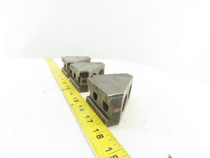 Ajax SER852H Chuck Jaw OD Radius 1/16" x 90 Serrated 1.968" Radius Set Of 3