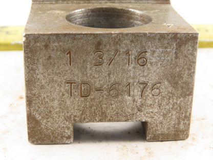 Jergen TD-6176 Chuck Jaw OD 1/16" x 90 Serrated 1-3/16" Radius #4 Lot of 1