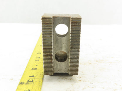 Jergen TD-6176 Chuck Jaw OD 1/16" x 90 Serrated 1-3/16" Radius #4 Lot of 1