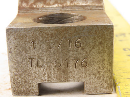 Jergen TD-6176 Chuck Jaw OD 1/16" x 90 Serrated 1-3/16" Radius #2 Lot of 1