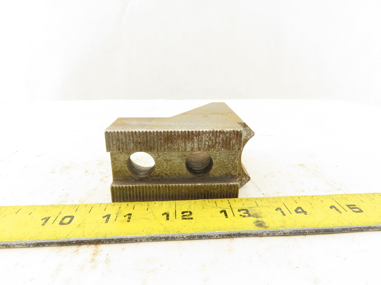 Jergen TD-6176 Chuck Jaw OD 1/16" x 90 Serrated 1-3/16" Radius #2 Lot of 1