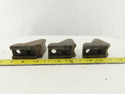 Ajax SER825H Chuck Jaw OD 1/16" x 90 Serrated 1-3/16" Radius Set Of 3