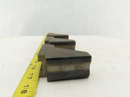 Ajax SER825H Chuck Jaw OD 1/16" x 90 Serrated 1-3/16" Radius Set Of 3