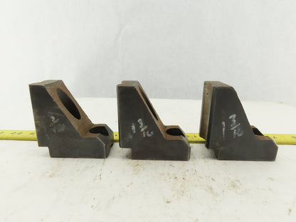 Ajax SER825H Chuck Jaw OD 1/16" x 90 Serrated 1-3/16" Radius Set Of 3