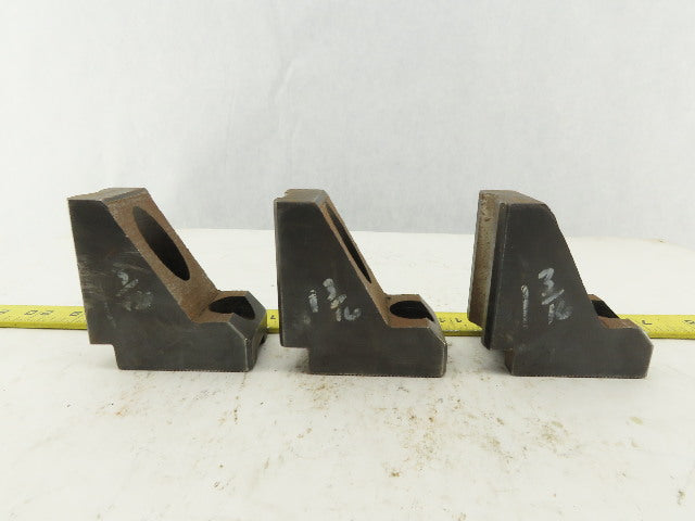 Ajax SER825H Chuck Jaw OD 1/16" x 90 Serrated 1-3/16" Radius Set Of 3