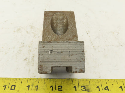 Jergen Chuck Jaw OD 1/16" x 90 Serrated 1-7/16" Radius #1 Lot of 1