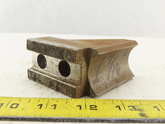 Jergen Chuck Jaw OD 1/16" x 90 Serrated 1-7/16" Radius #1 Lot of 1