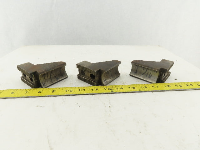 Jergen Chuck Jaw OD 1/16" x 90 Serrated 1-7/16" Radius Set Of 3