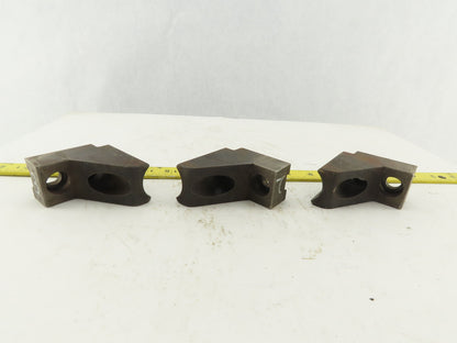 Jergen Chuck Jaw OD 1/16" x 90 Serrated 1-7/16" Radius Set Of 3