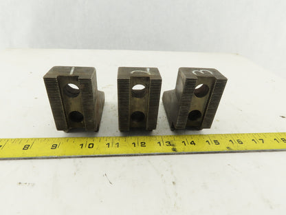 Jergen Chuck Jaw OD 1/16" x 90 Serrated 1-7/16" Radius Set Of 3