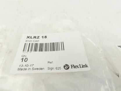FlexLink XLRZ 18 End Plug Lot Of 50