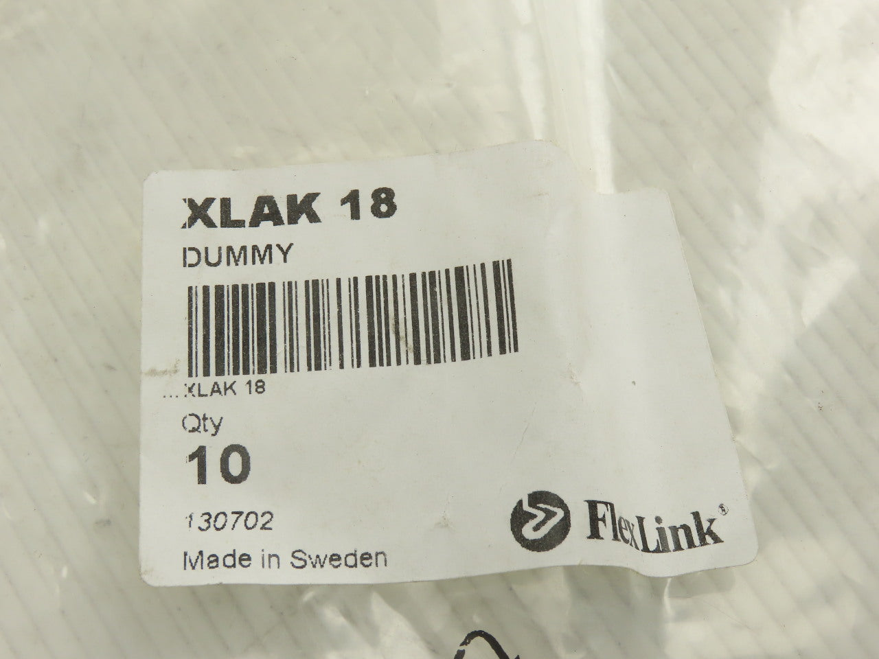 FlexLink XLAK 18 Dummy Plug Lot Of 10