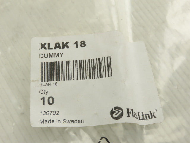 FlexLink XLAK 18 Dummy Plug Lot Of 10