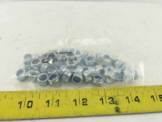 FlexLink XLAN 8 8mm Hex Nylon Lock Nuts Lot Of 50