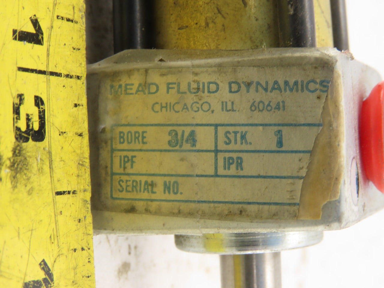Pneumatic Air Cylinder 3/4" Brass Bore 7/8" Stroke Double Acting