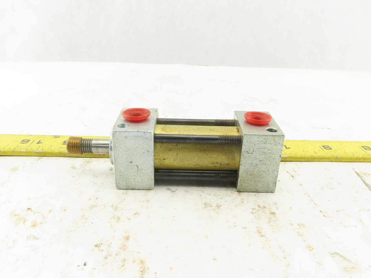 Pneumatic Air Cylinder 3/4" Brass Bore 7/8" Stroke Double Acting