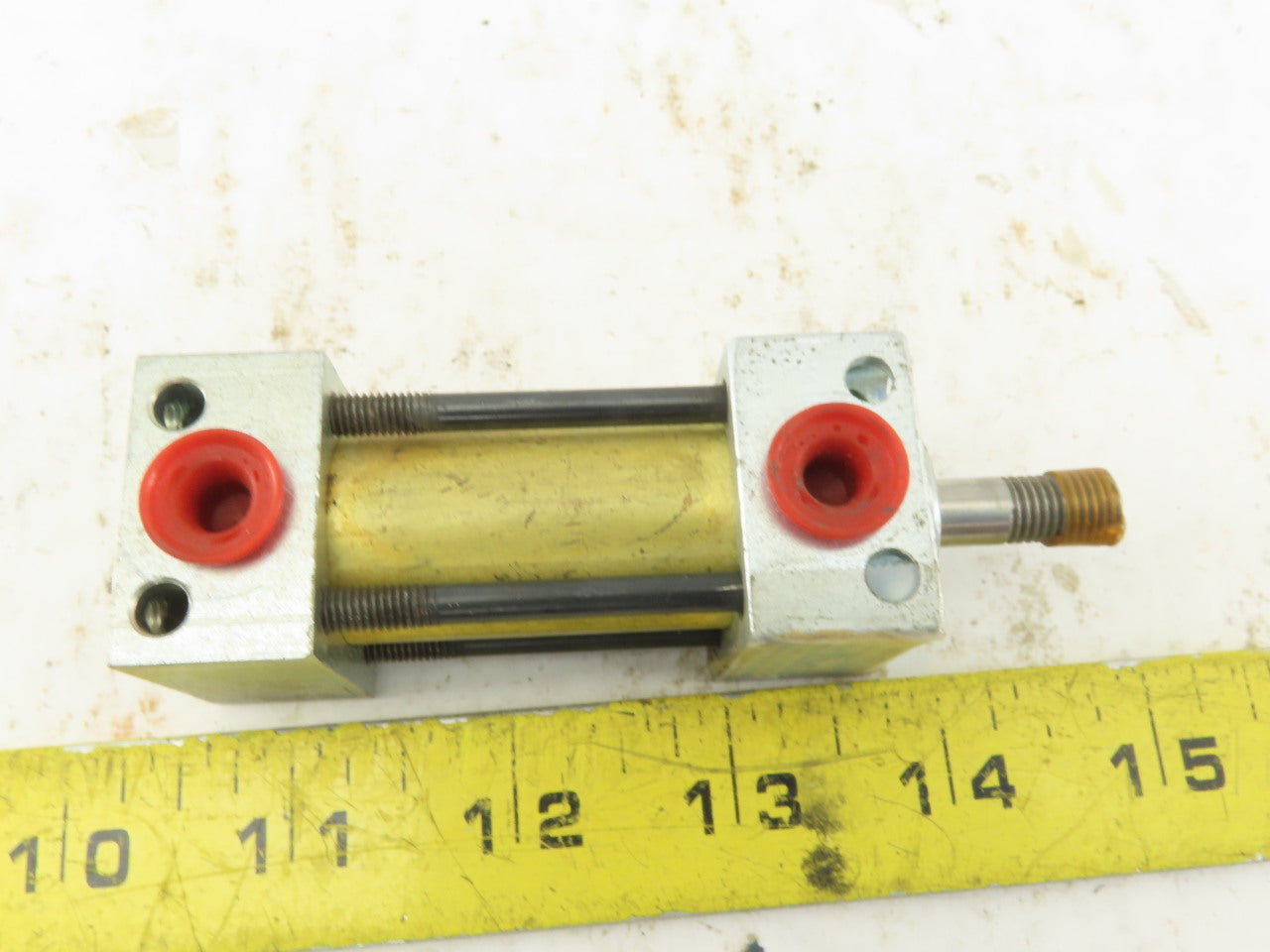 Pneumatic Air Cylinder 3/4" Brass Bore 7/8" Stroke Double Acting
