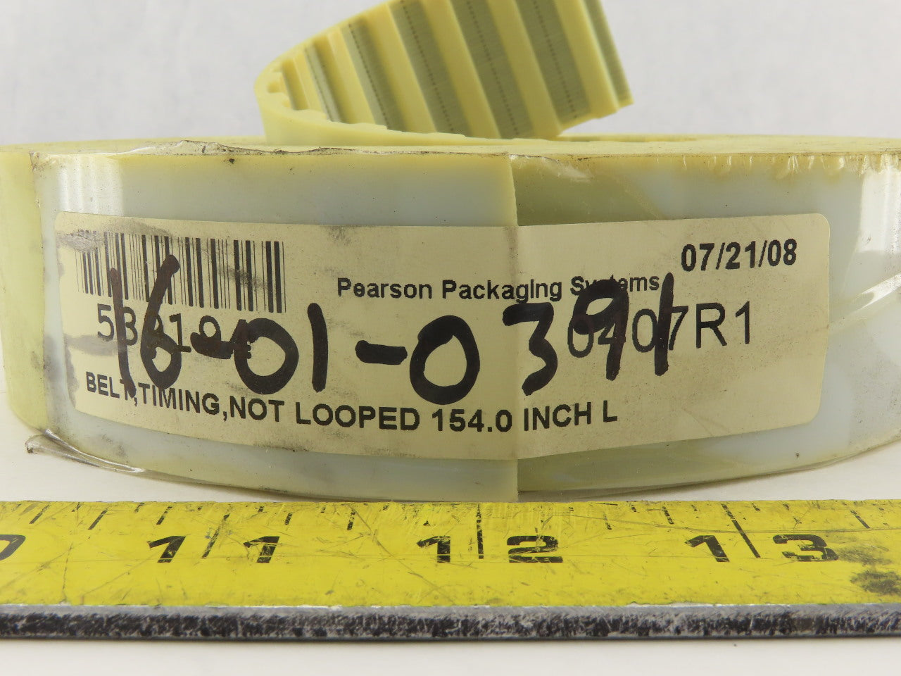 Pearson Packaging 539194 1-1/2" Wide Open Ended Timing Belt 154" Long