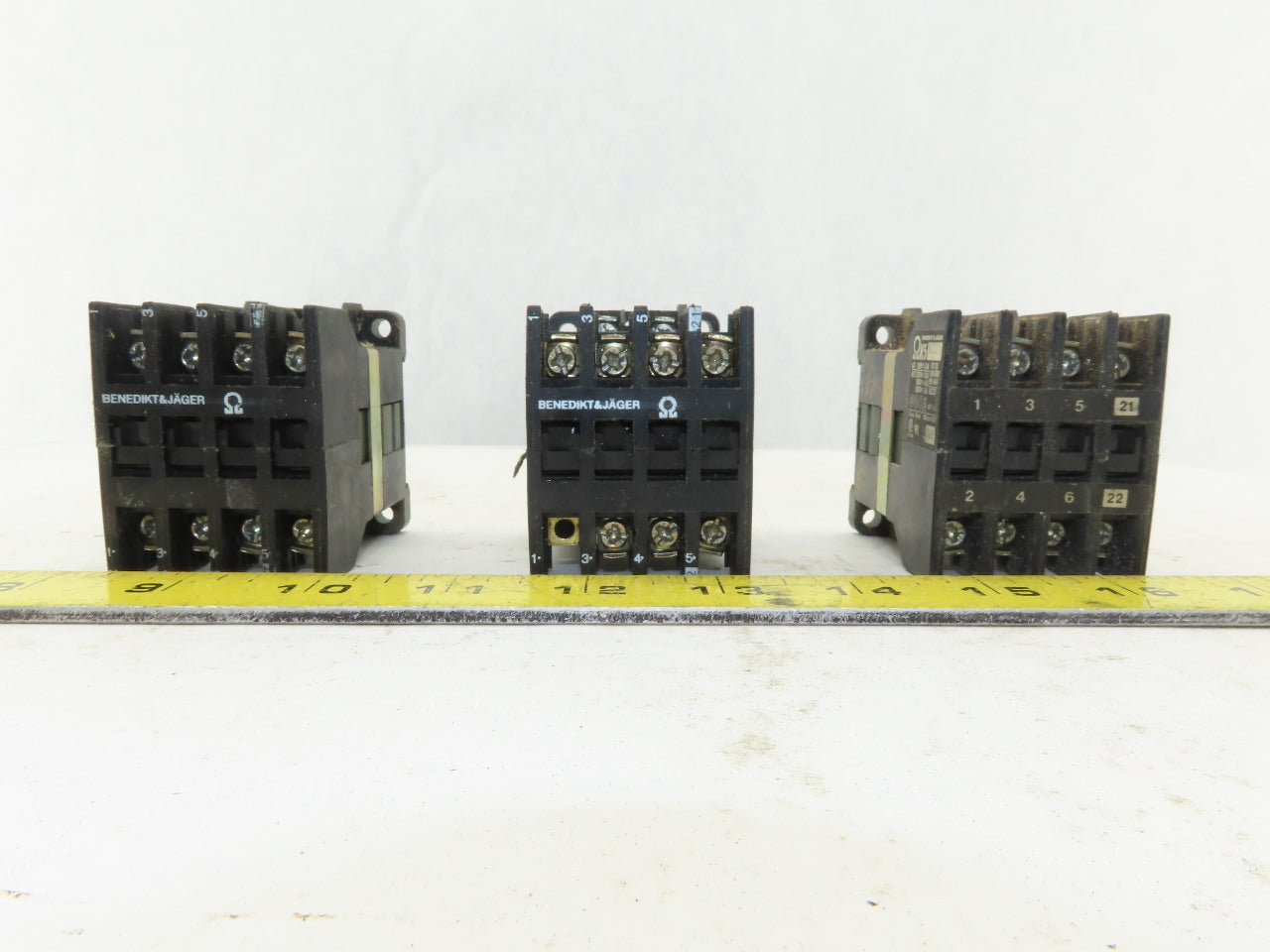 Benedikt Jager K5x021 600V 25A Magnetic Contactor 480V Coil Lot Of 3