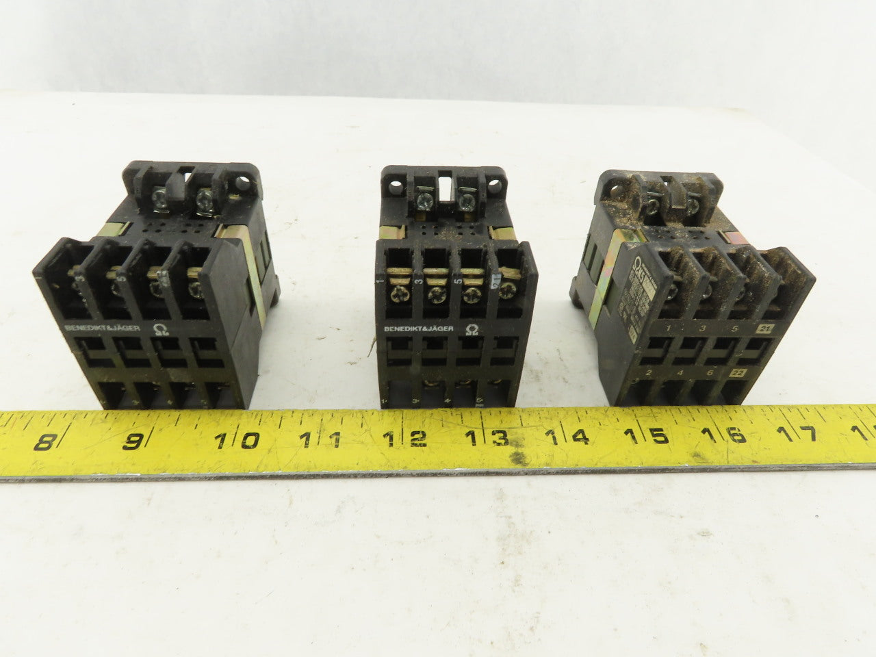 Benedikt Jager K5x021 600V 25A Magnetic Contactor 480V Coil Lot Of 3