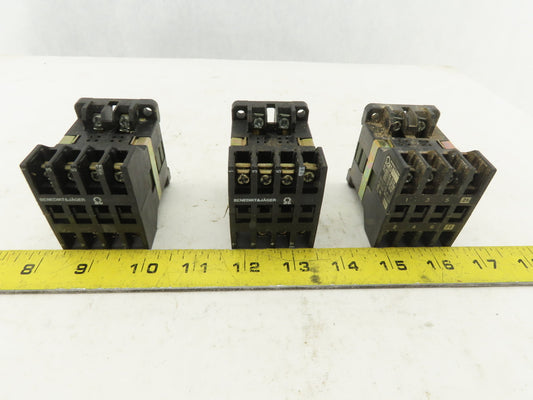 Benedikt Jager K5x021 600V 25A Magnetic Contactor 480V Coil Lot Of 3