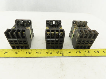 Benedikt Jager K5x021 600V 25A Magnetic Contactor 480V Coil Lot Of 3