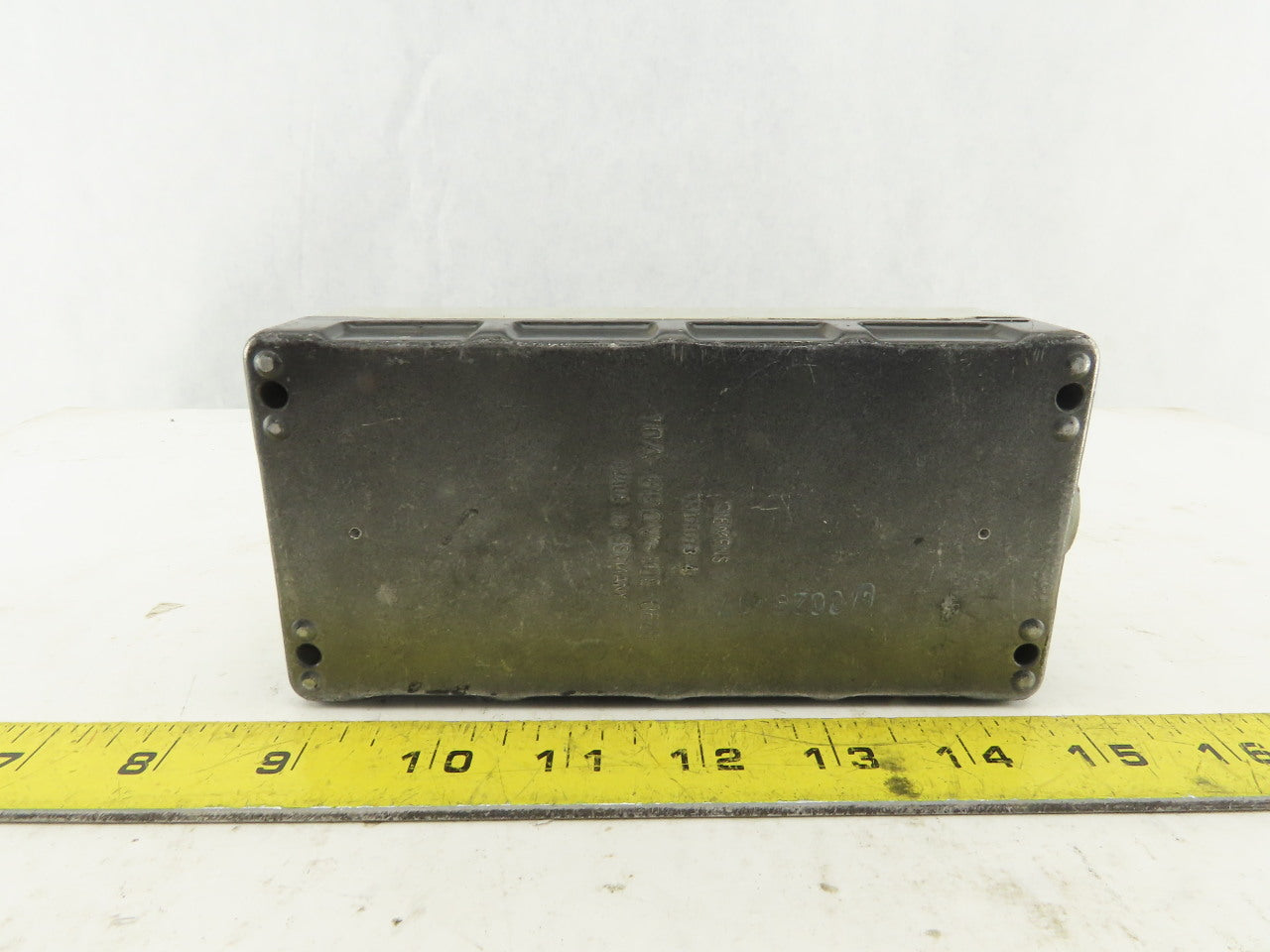 Siemens 3SB1803-4 10A 660V 3 Port Bush Button Station Cast Aluminum Enclosure