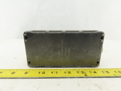 Siemens 3SB1803-4 10A 660V 3 Port Bush Button Station Cast Aluminum Enclosure