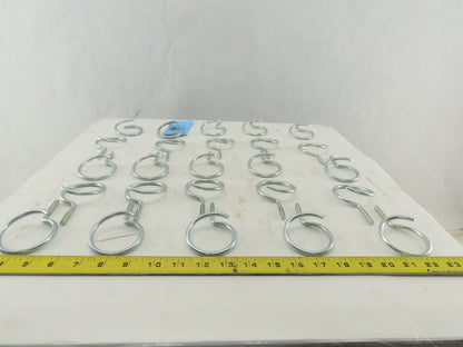 Garvin BR-200 1/4-20 x 2" Bridle Ring Steel Zinc Lot Of 25