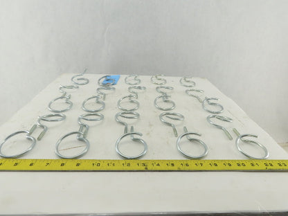 Garvin BR-200 1/4-20 x 2" Bridle Ring Steel Zinc Lot Of 25
