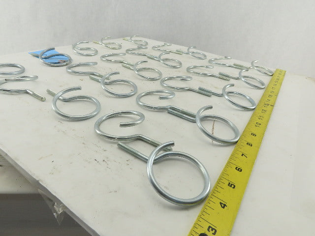Garvin BR-200 1/4-20 x 2" Bridle Ring Steel Zinc Lot Of 25