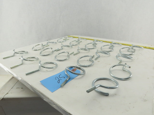 Garvin BR-200 1/4-20 x 2" Bridle Ring Steel Zinc Lot Of 25