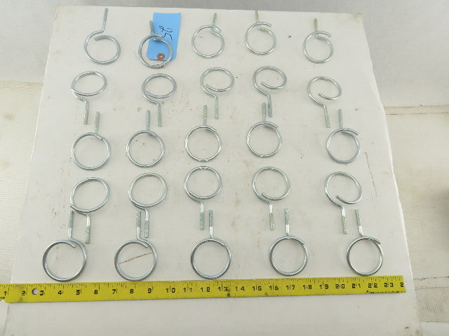 Garvin BR-200 1/4-20 x 2" Bridle Ring Steel Zinc Lot Of 25