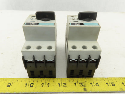 Siemens 3RV1421-1FA10 600V 32A Manual Starter Breaker 3.5-5A Trip Lot Of 2