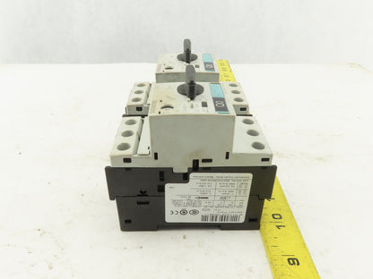 Siemens 3RV1421-1FA10 600V 32A Manual Starter Breaker 3.5-5A Trip Lot Of 2