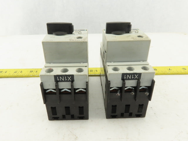 Siemens 3RV1421-1FA10 600V 32A Manual Starter Breaker 3.5-5A Trip Lot Of 2