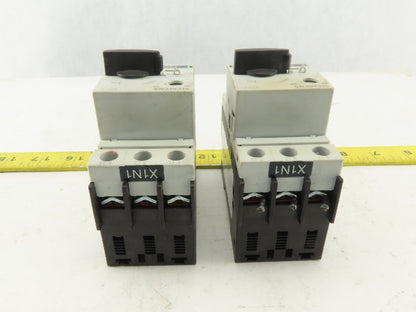 Siemens 3RV1421-1FA10 600V 32A Manual Starter Breaker 3.5-5A Trip Lot Of 2