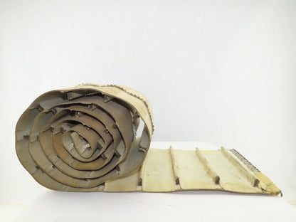 12" Woven Back Smooth Top Cleated Incline Conveyor Belt 128"