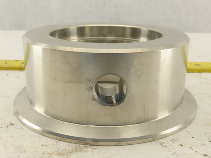 Waukesha Cherry 203125B01 Drive End Head 4 x 120" Stainless Steel Heat Exchanger