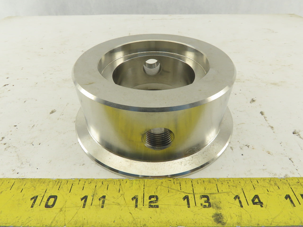 Waukesha Cherry 203125B01 Drive End Head 4 x 120" Stainless Steel Heat Exchanger