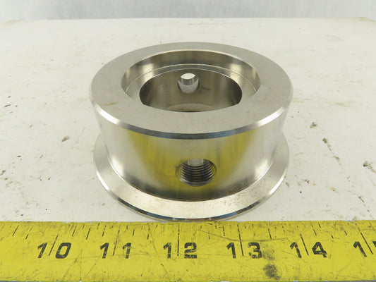 Waukesha Cherry 203125B01 Drive End Head 4 x 120" Stainless Steel Heat Exchanger