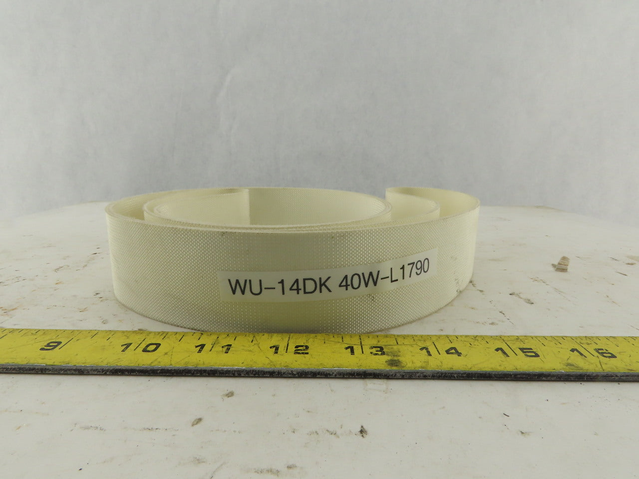 WU-14DK 40W-L1790 40mm Wide Interwoven Endless Conveyor Belt 1790mm Long