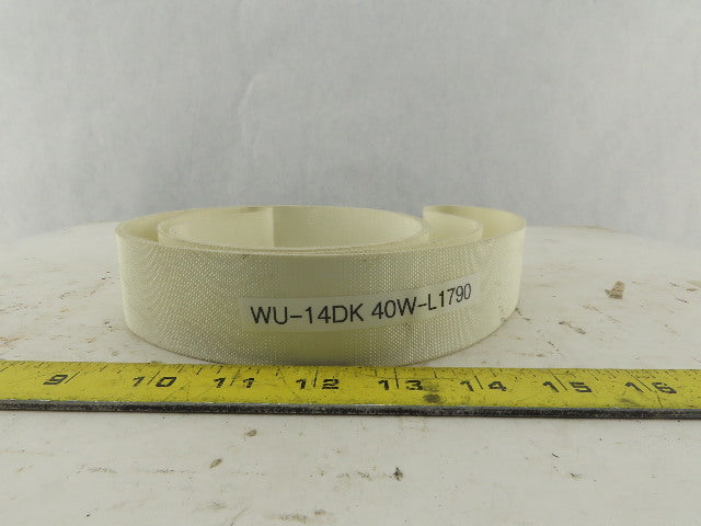 WU-14DK 40W-L1790 40mm Wide Interwoven Endless Conveyor Belt 1790mm Long