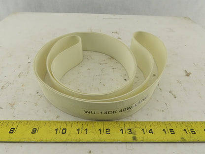 WU-14DK 40W-L1790 40mm Wide Interwoven Endless Conveyor Belt 1790mm Long