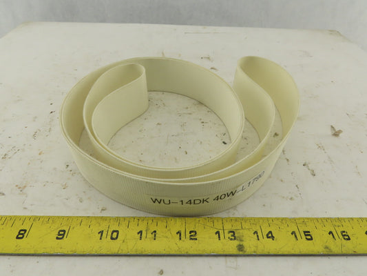 WU-14DK 40W-L1790 40mm Wide Interwoven Endless Conveyor Belt 1790mm Long