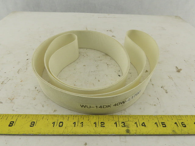 WU-14DK 40W-L1790 40mm Wide Interwoven Endless Conveyor Belt 1790mm Long
