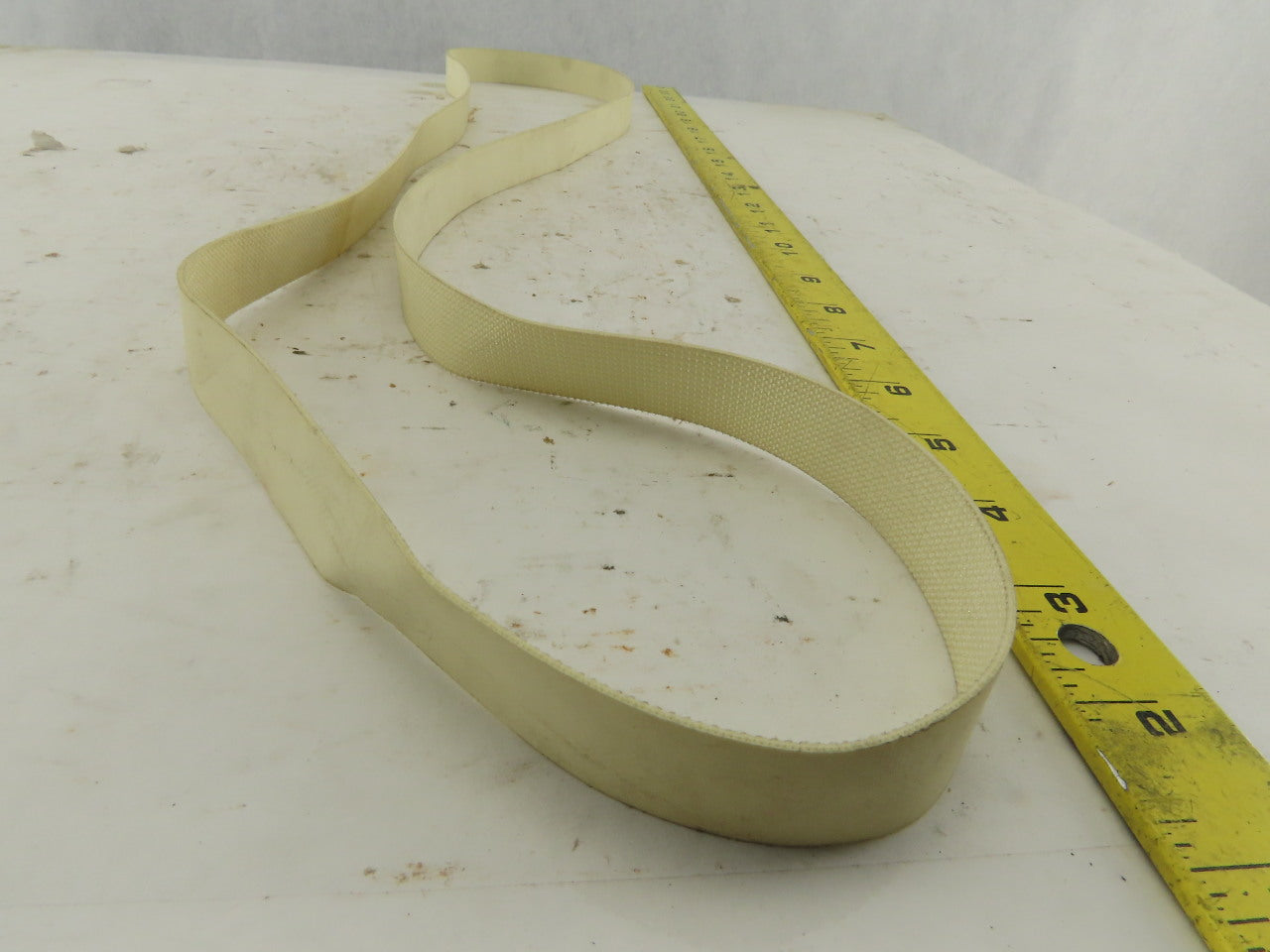 PU12A W20-L1300mm 20mm Woven Back Smooth Top Endless Conveyor Belt 1300mm